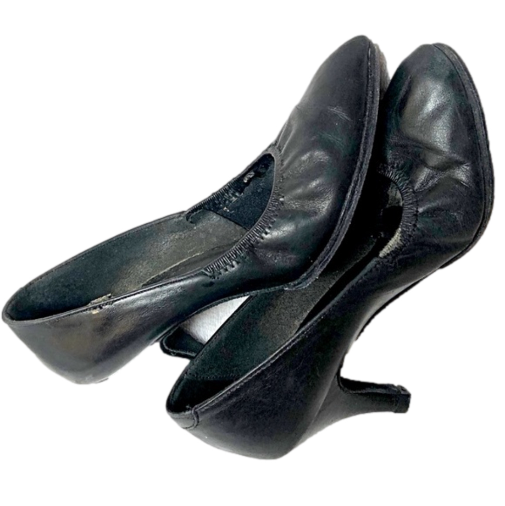 Black Leather Dance Shoes